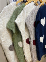 Soft Heart Button-Front Cardigan