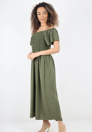 Shirred Dress