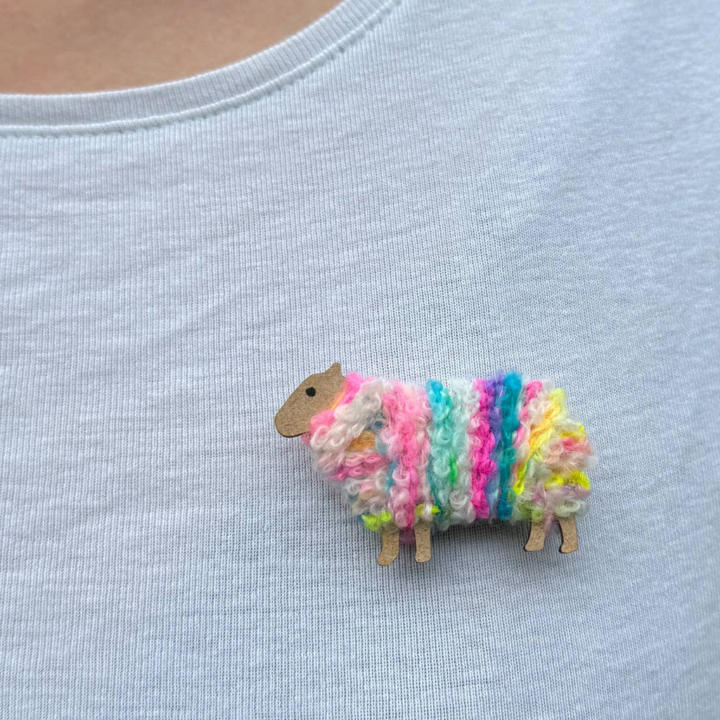 Woolly Ewe Brooch - BONNIE