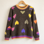 Colourful Heart Knit Jumper