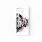 Floral Print Acrylic Clamp 6.5cm