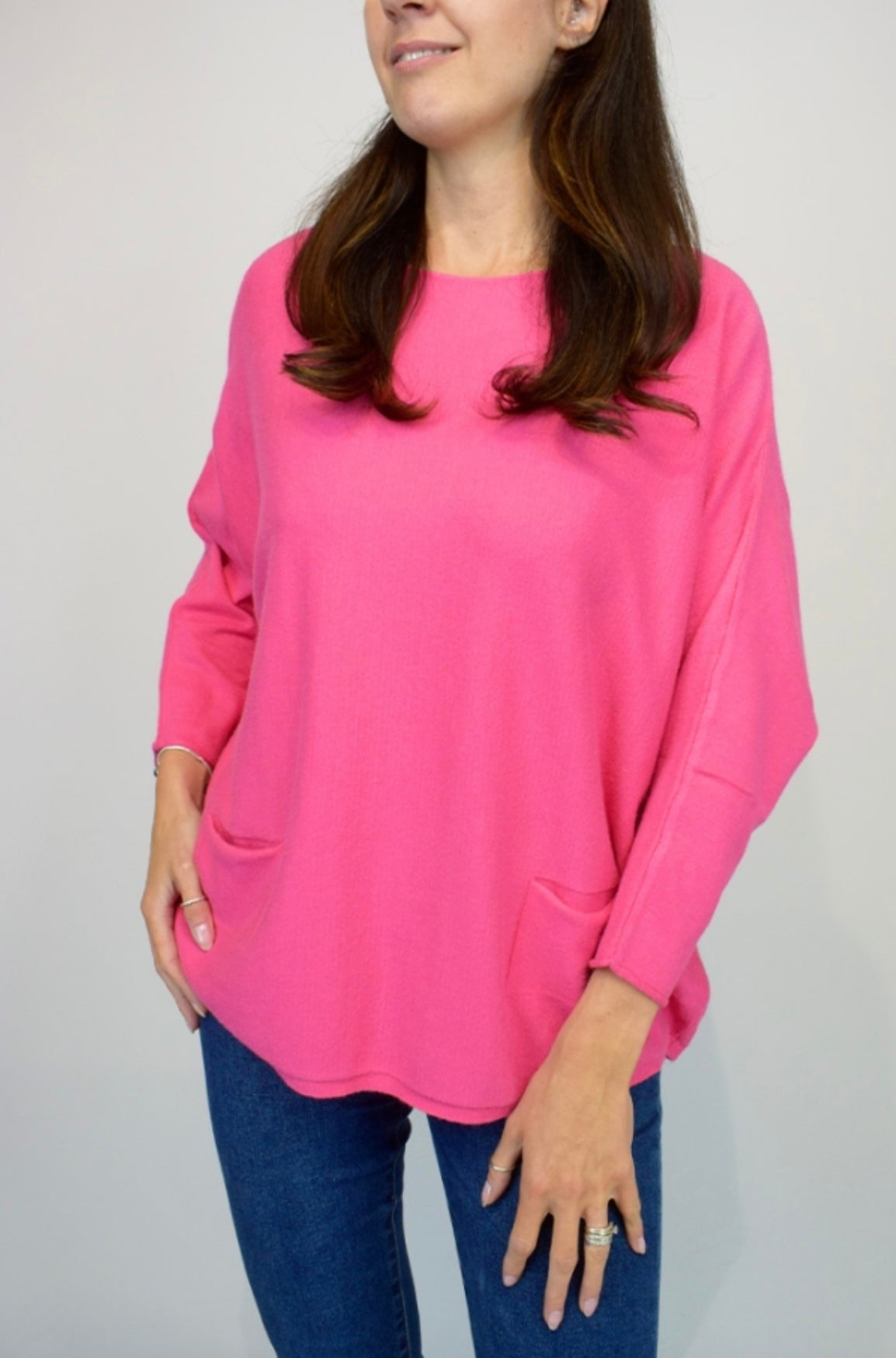 Two Pocket Batwing Jumper