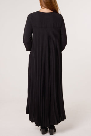 Pleated Maxi Dress