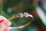 Labradorite Brass Bracelet