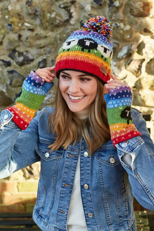 Black Sheep Handwarmer Rainbow