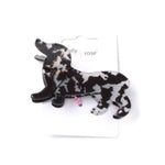 Dapple Dachshund Hair Claw Clip