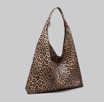🐆 Leopard Print Slouch Bag