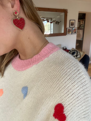 Pretty Heart Jumper