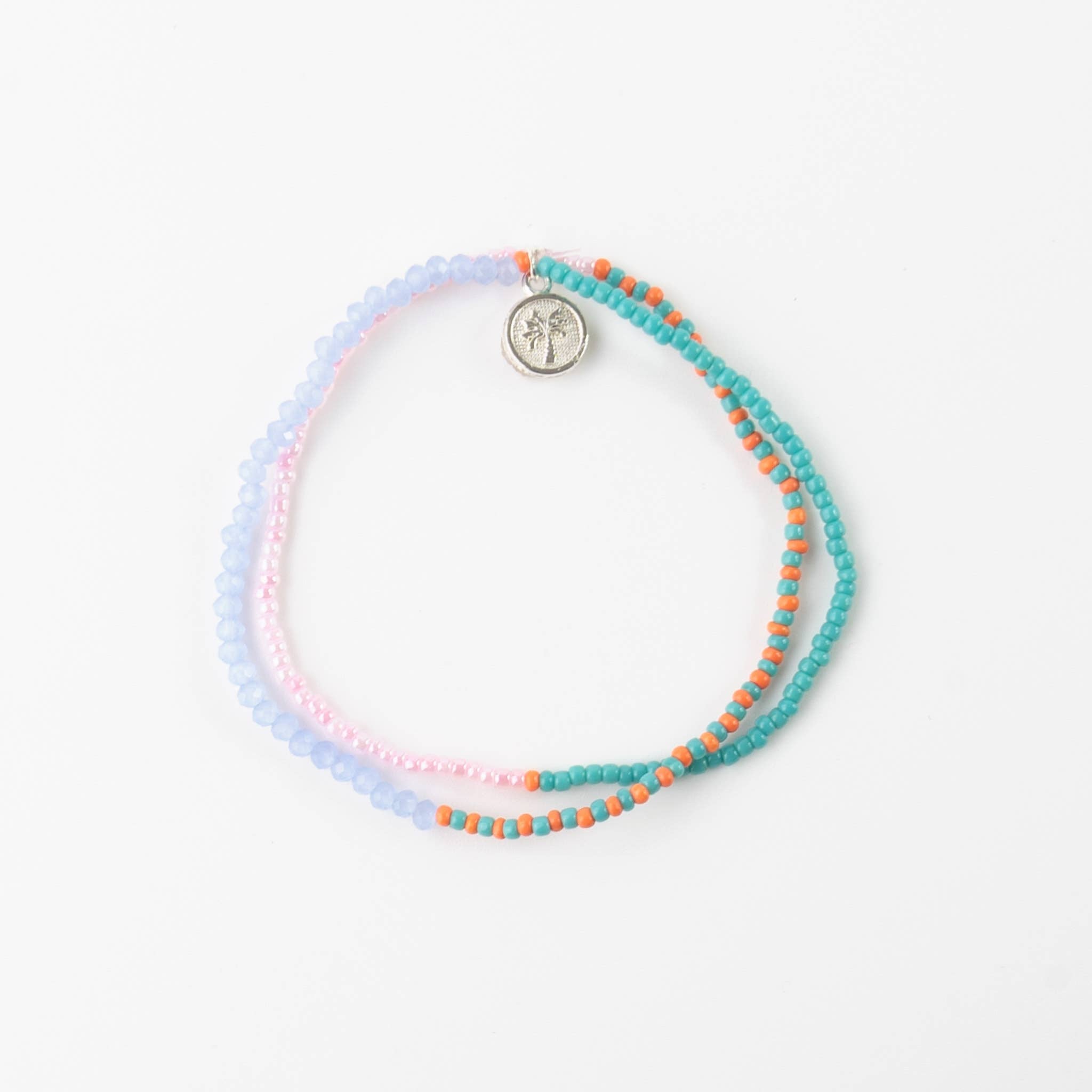 Monte Carlo Surf Bracelet, Beaded Bracelet, by Koh Surf: White