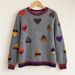Colourful Heart Knit Jumper