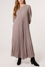 Pleated Maxi Dress