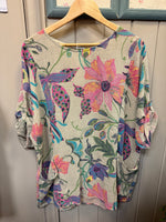 Boho Floral Pocket Tunic