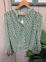 🌼 Floral Puff Sleeve Blouse