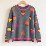 Colourful Heart Knit Jumper