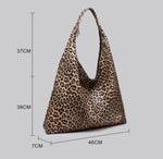 🐆 Leopard Print Slouch Bag