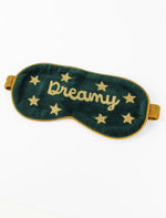 GREEN VELVET DREAMY SLEEP EYE MASK