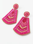 PINK BLOCK EARRINGS