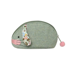 Spring Herringbone Rabbit Purse