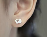 Sterling Silver Sheep Stud