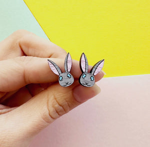 Easter Bunny Stud Earrings