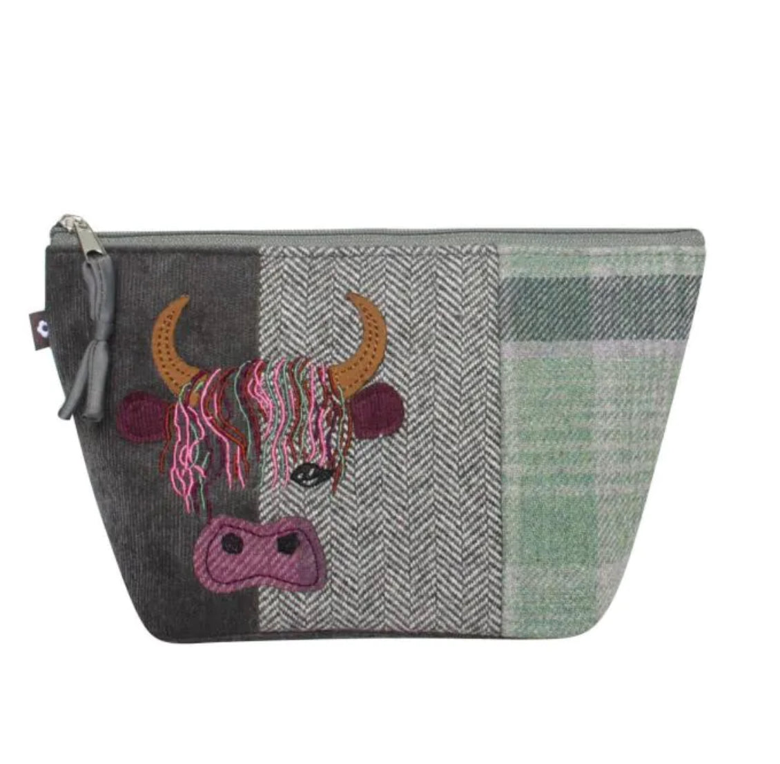 Tweed Makeup Bag