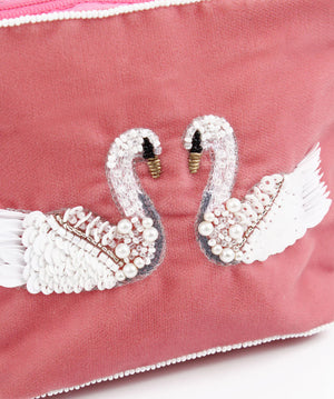 DOUBLE SWAN SMALL POUCH