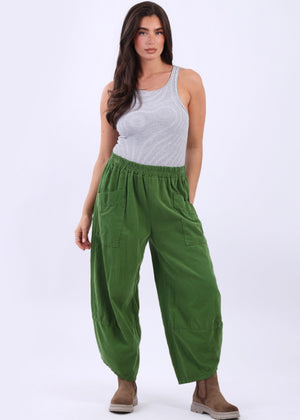 Cotton Tulip Corduroy Trousers