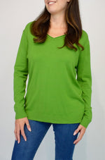 Oversized Soft Touch V-Neck Jumper