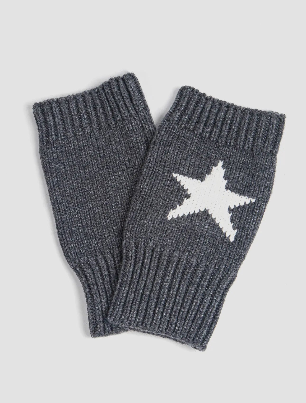 Alice Wrist Warmers - Dark
Grey, Star