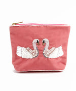 DOUBLE SWAN SMALL POUCH