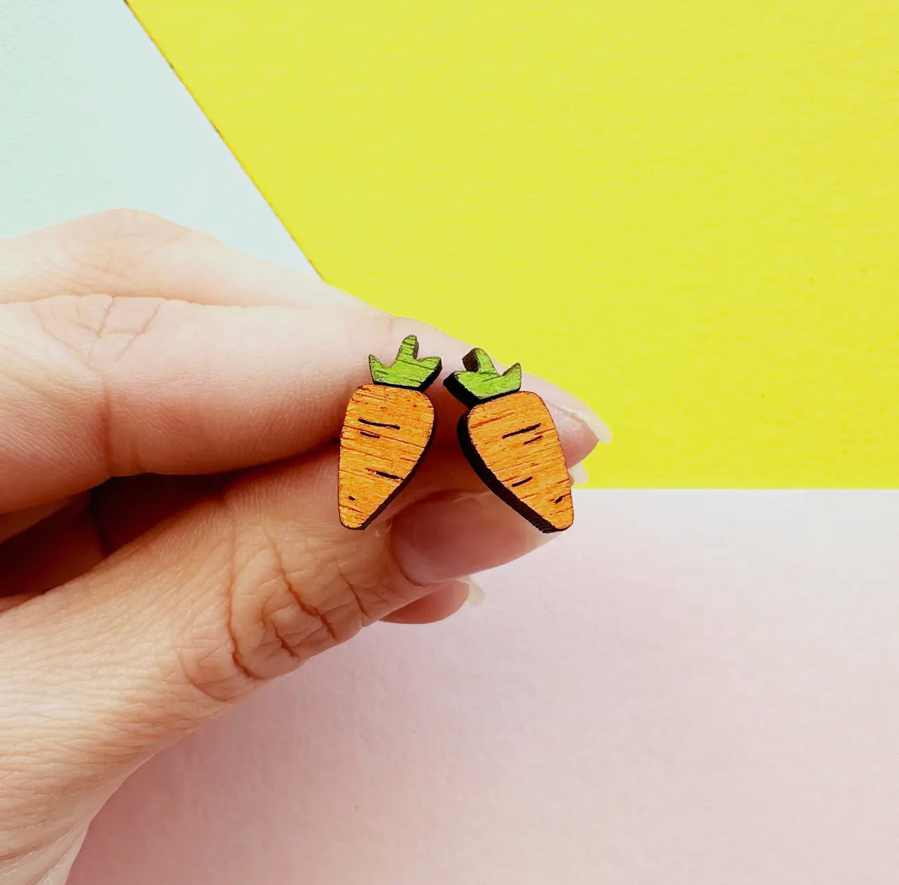 Easter Carrot Stud Earrings