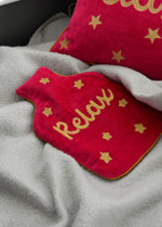 PINK VELVET RELAX HOT WATER BOTTLE