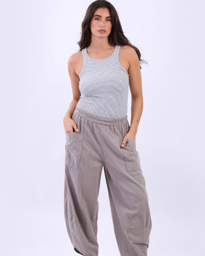 Cotton Tulip Corduroy Trousers