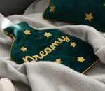 GREEN VELVET DREAMY HOT WATER BOTTLE