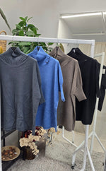 Super Soft Oversized High Neck Jumper