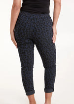 LEOPARD MAGIC DRAWSTRING TROUSERS