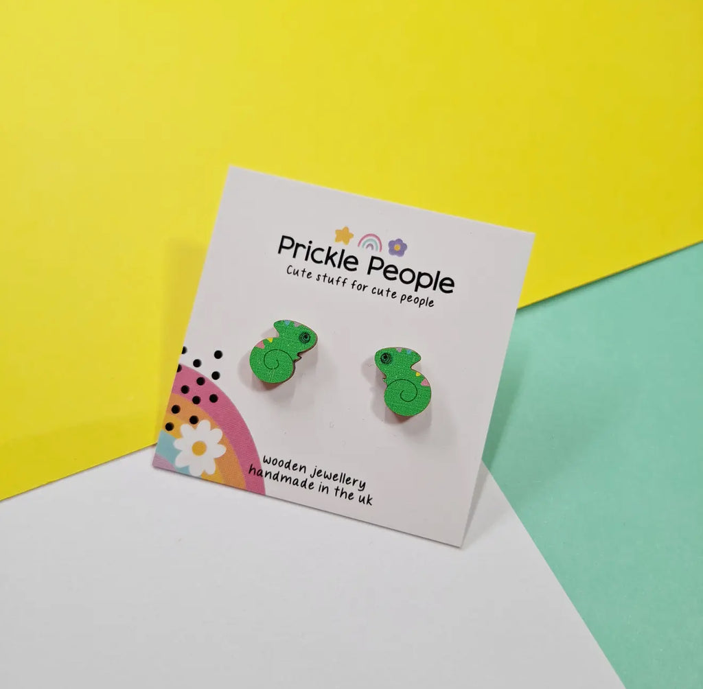 Chameleon Stud Earrings