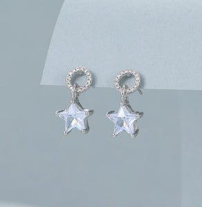 Star Crystal drop earrings