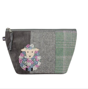 Tweed Makeup Bag