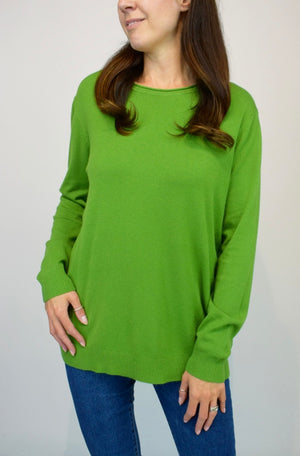 Oversized Soft Touch Round Neck Jumper