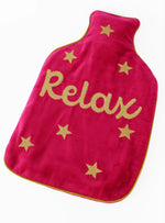 PINK VELVET RELAX HOT WATER BOTTLE