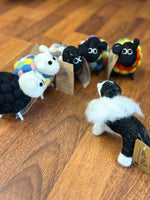 Felt Collie Dog Decoration