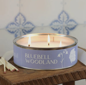 Bluebell Woodland Triple Wick Candles