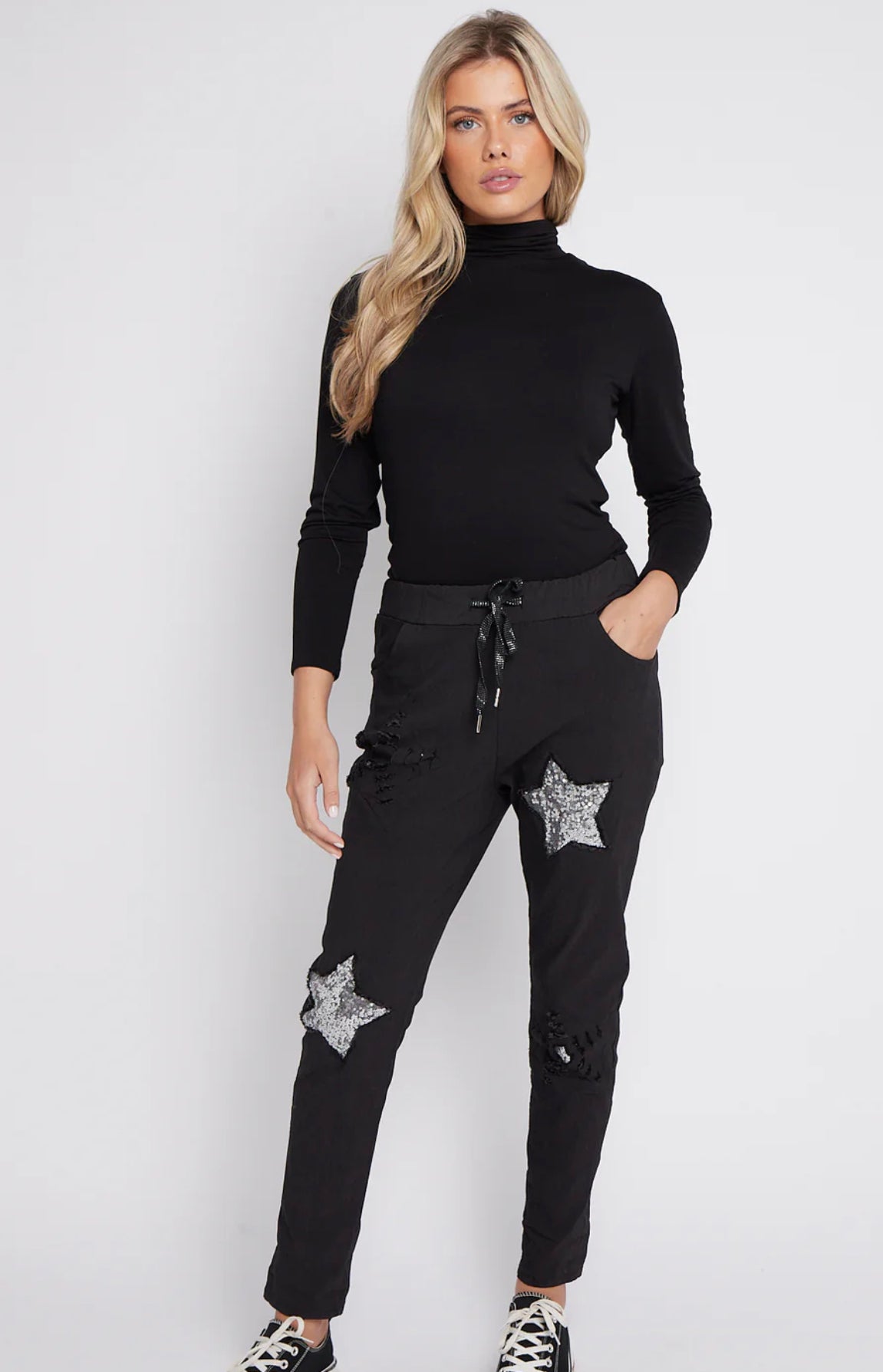 Sequin Star Magic Pants