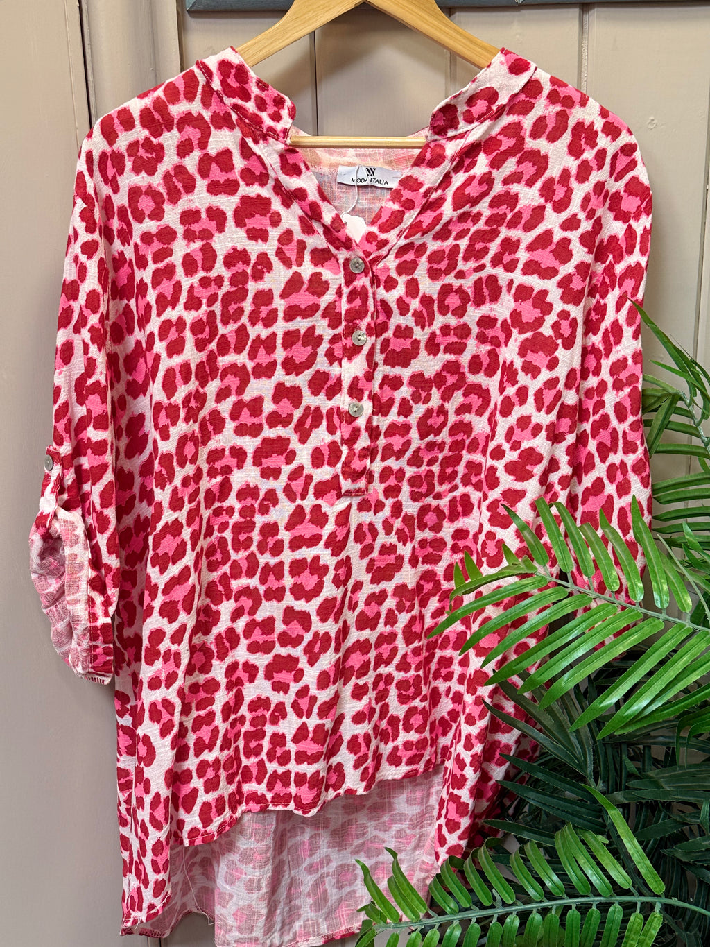 Leopard Cotton Shirt