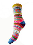Multi Coloured Scandi Wool Blend Socks size 4-7 WS395
