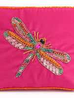 Pink Dragonfly Pouch