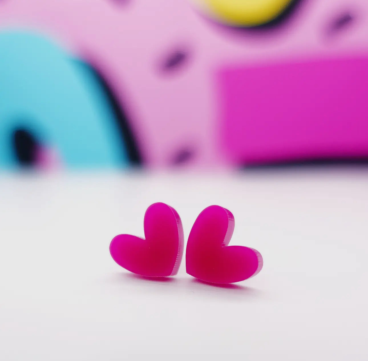 Heart Stud Earrings