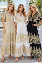 Golden Palm Luxe Maxi Dress