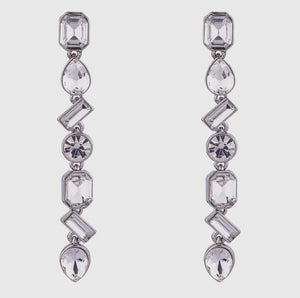 Elizabeth Crystal Post Earrings